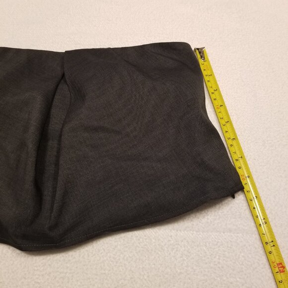 En Saison Tube Top Black Denim with Pleats Small NWT Strapless Cropped - Picture 8 of 10